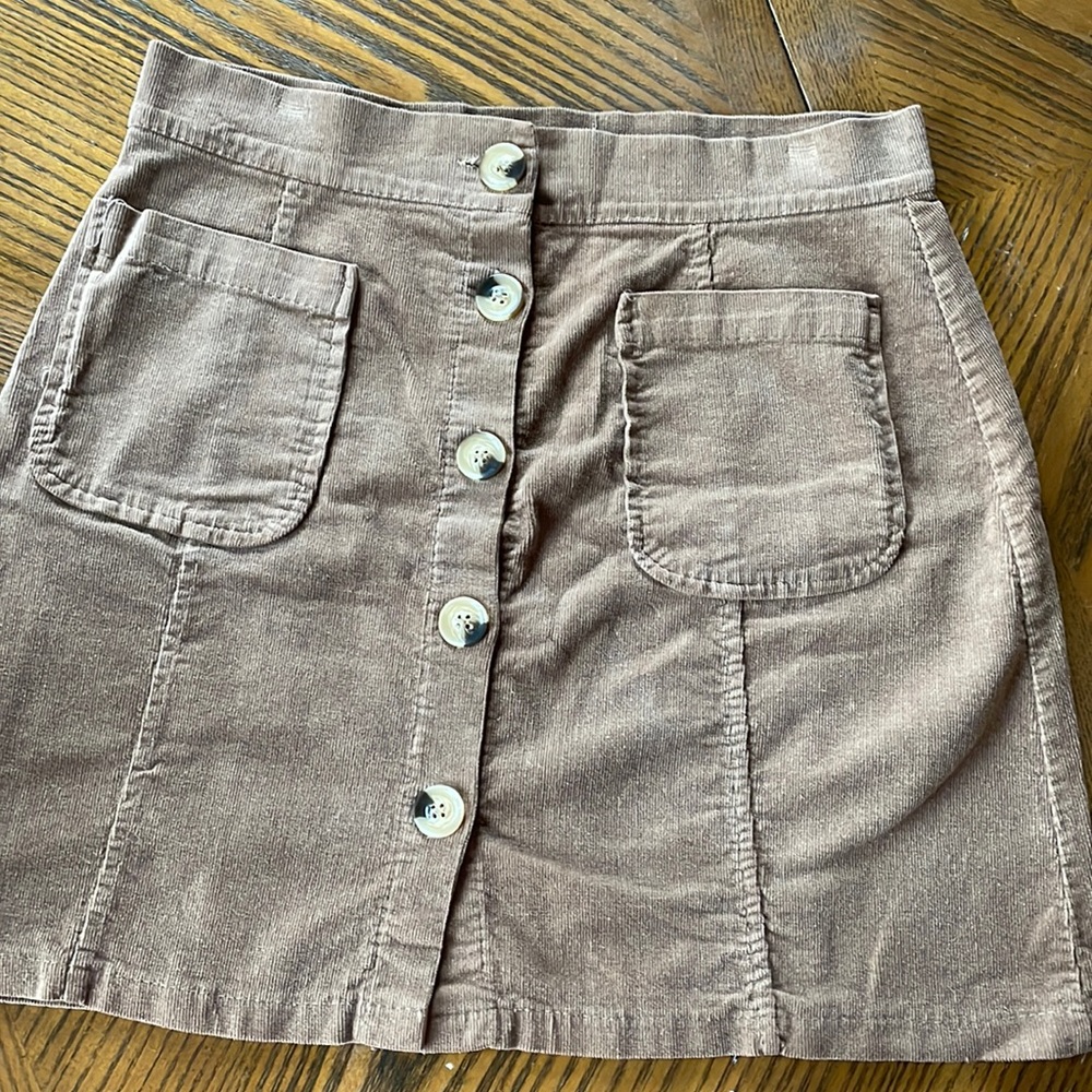 NASTY GAL CORDUROY MINI SKIRT
